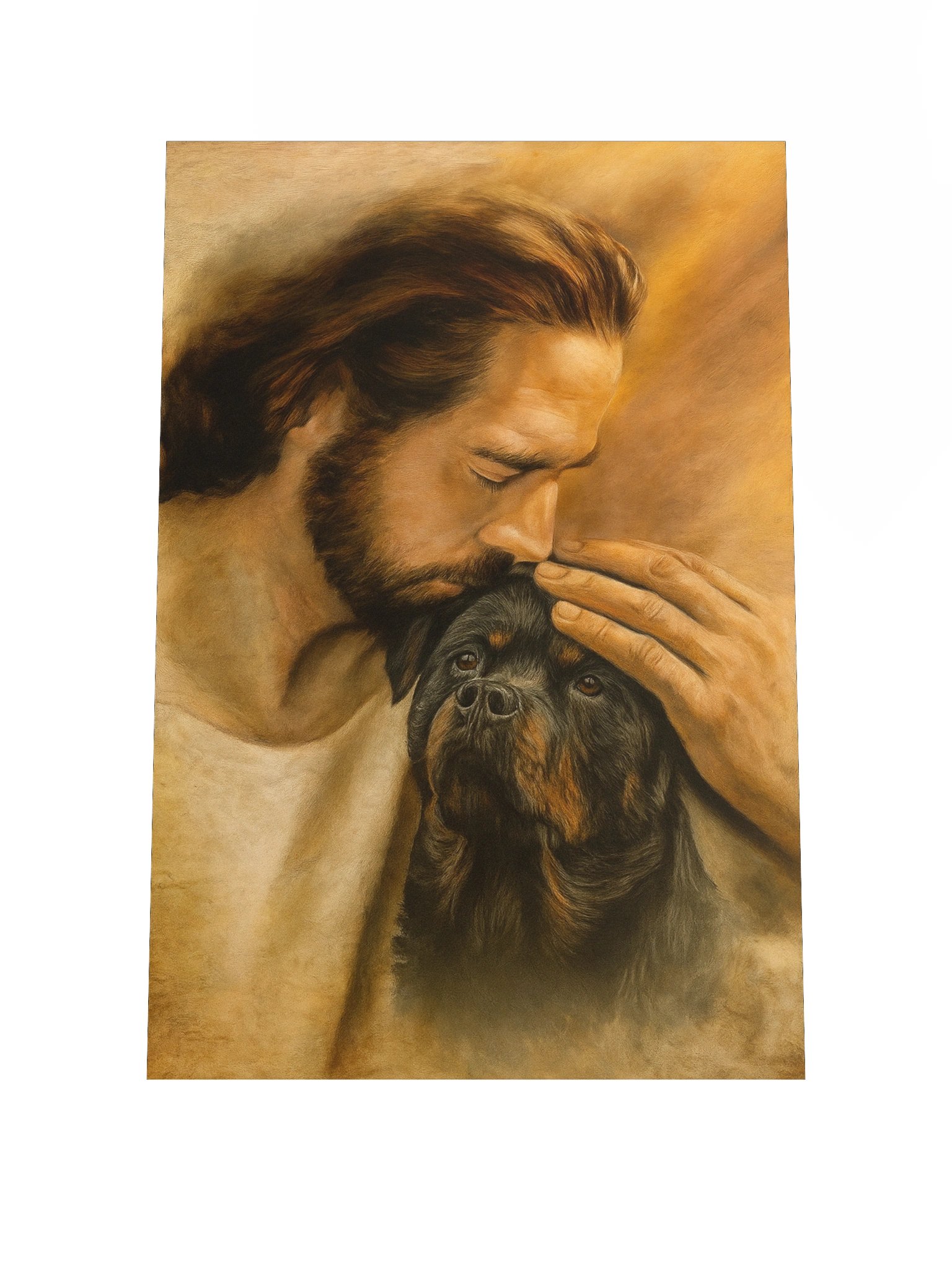 Rottweiler & Jesus Poster product image (2)