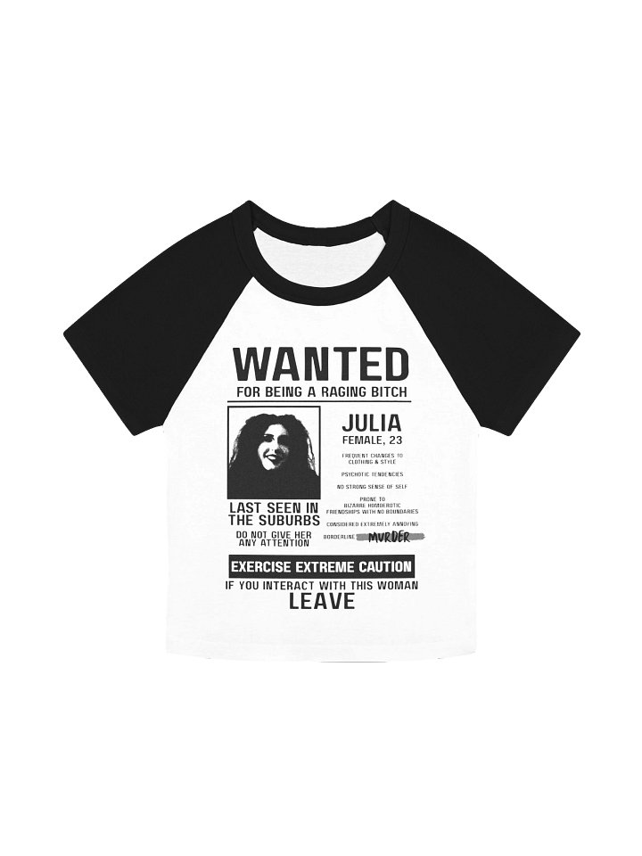 POSTMORTEM Wanted Baby Tee product image (1)