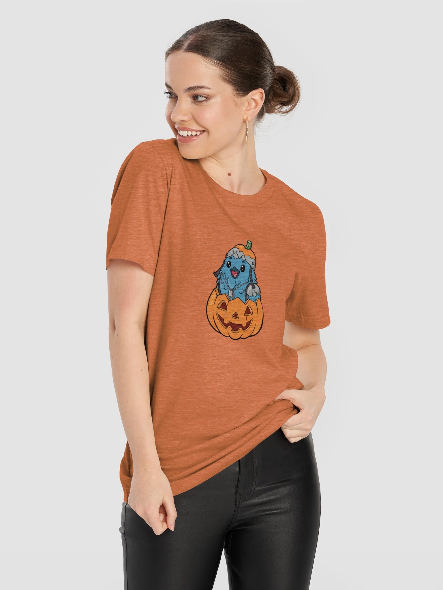 Battle Chicken Jack O Lantern Shirt product image (3)