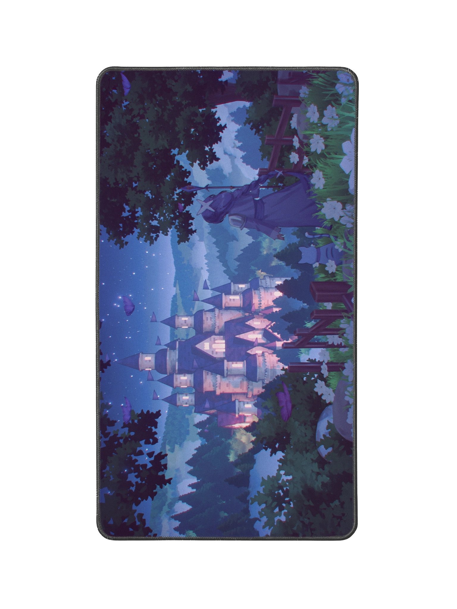 Evening Ros Castle Desk Mat 12" x 22" product image (2)