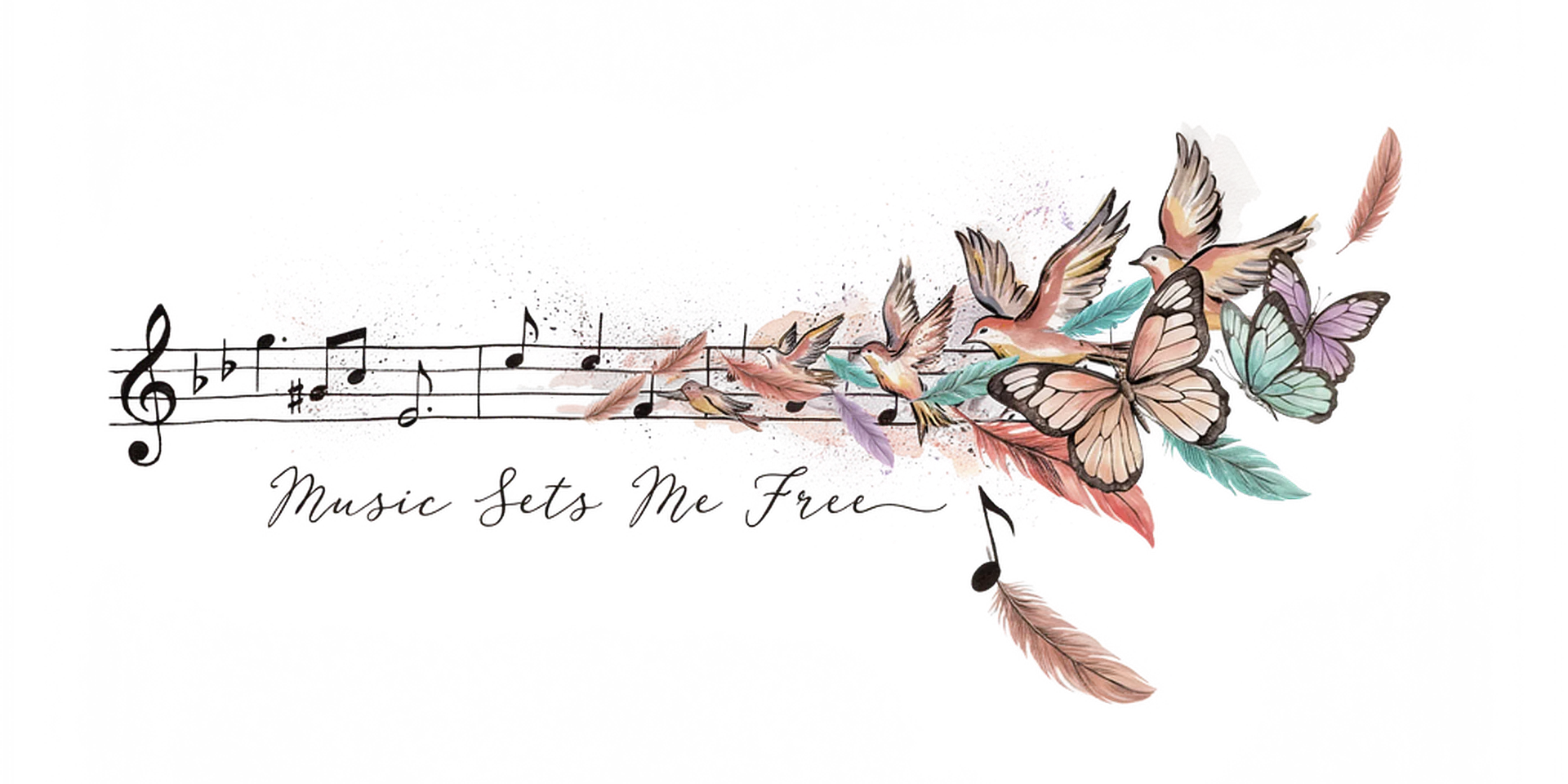 Music Birds & Butterflies Mug product image (2)