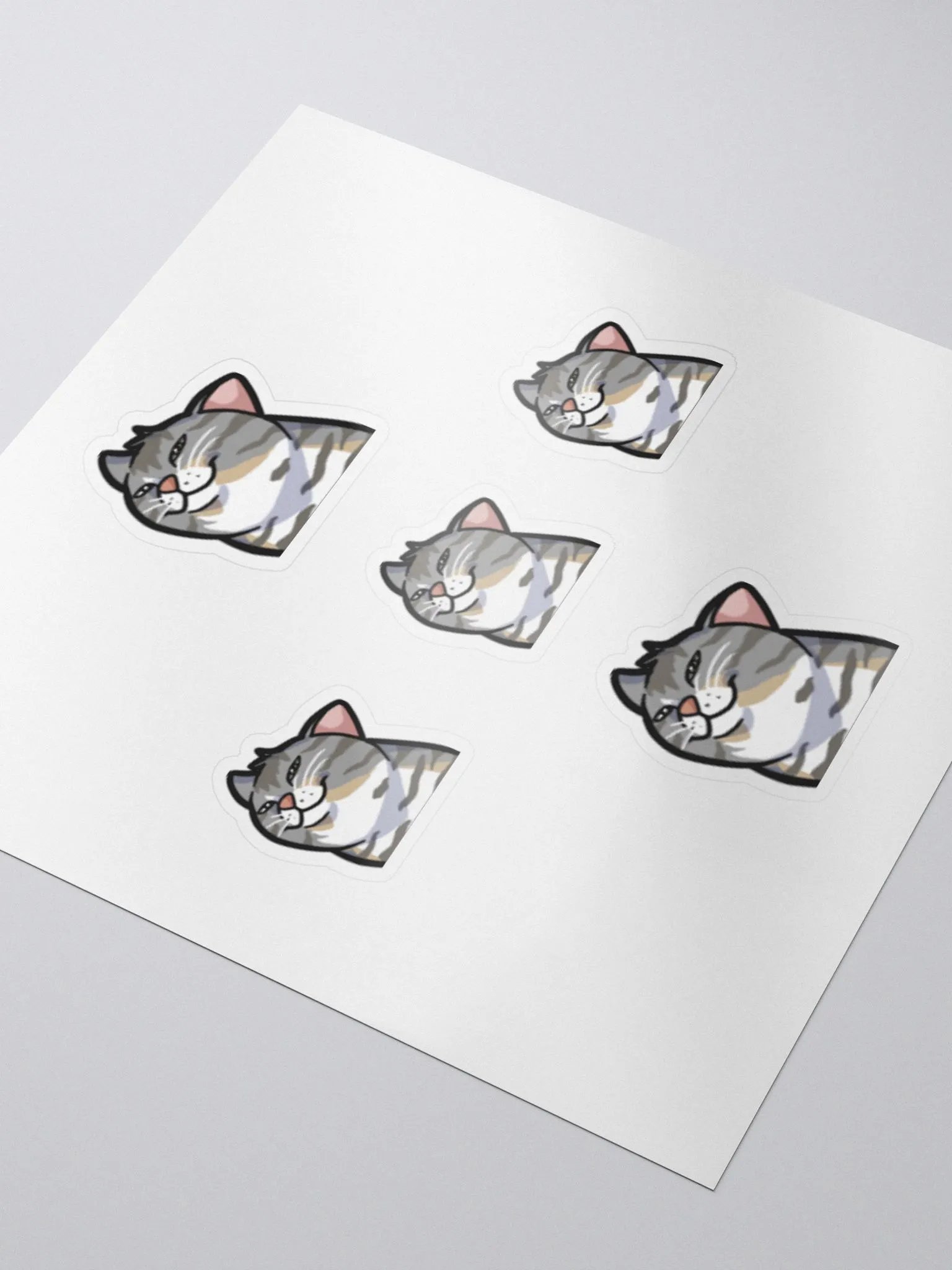 Smug Cat Sticker Sheet product image (3)