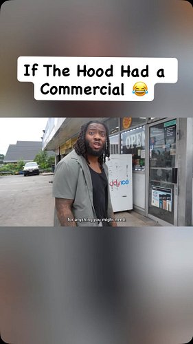 If the hood had a commercial 😂