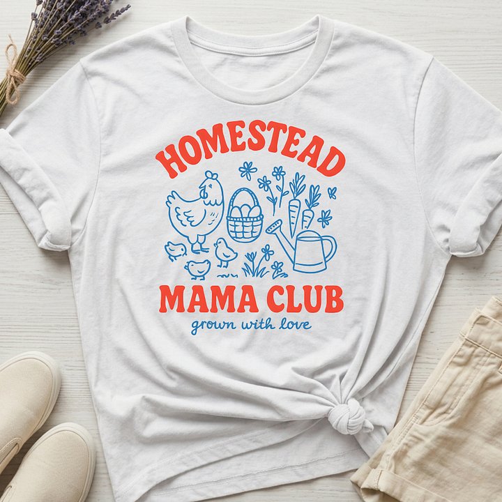 Homestead Mama Club Organic T-Shirt product image (13)