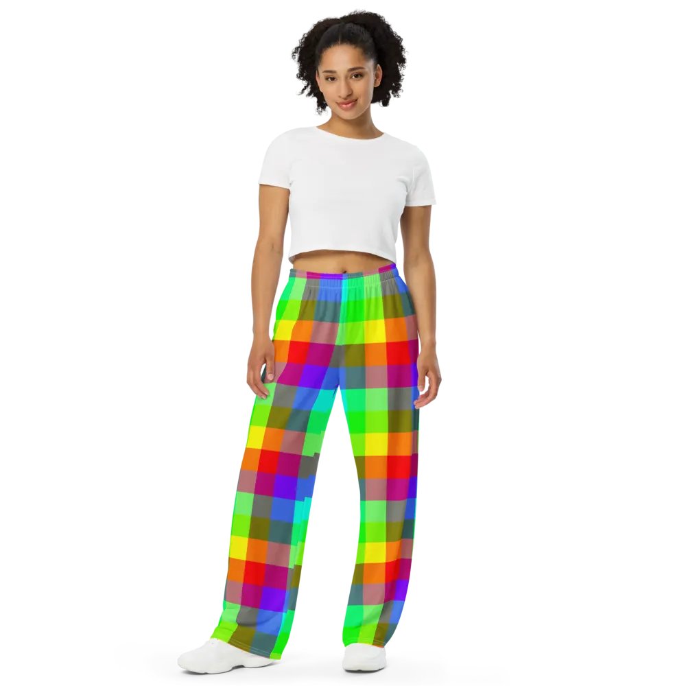Rainbow Checker Pants product image (9)