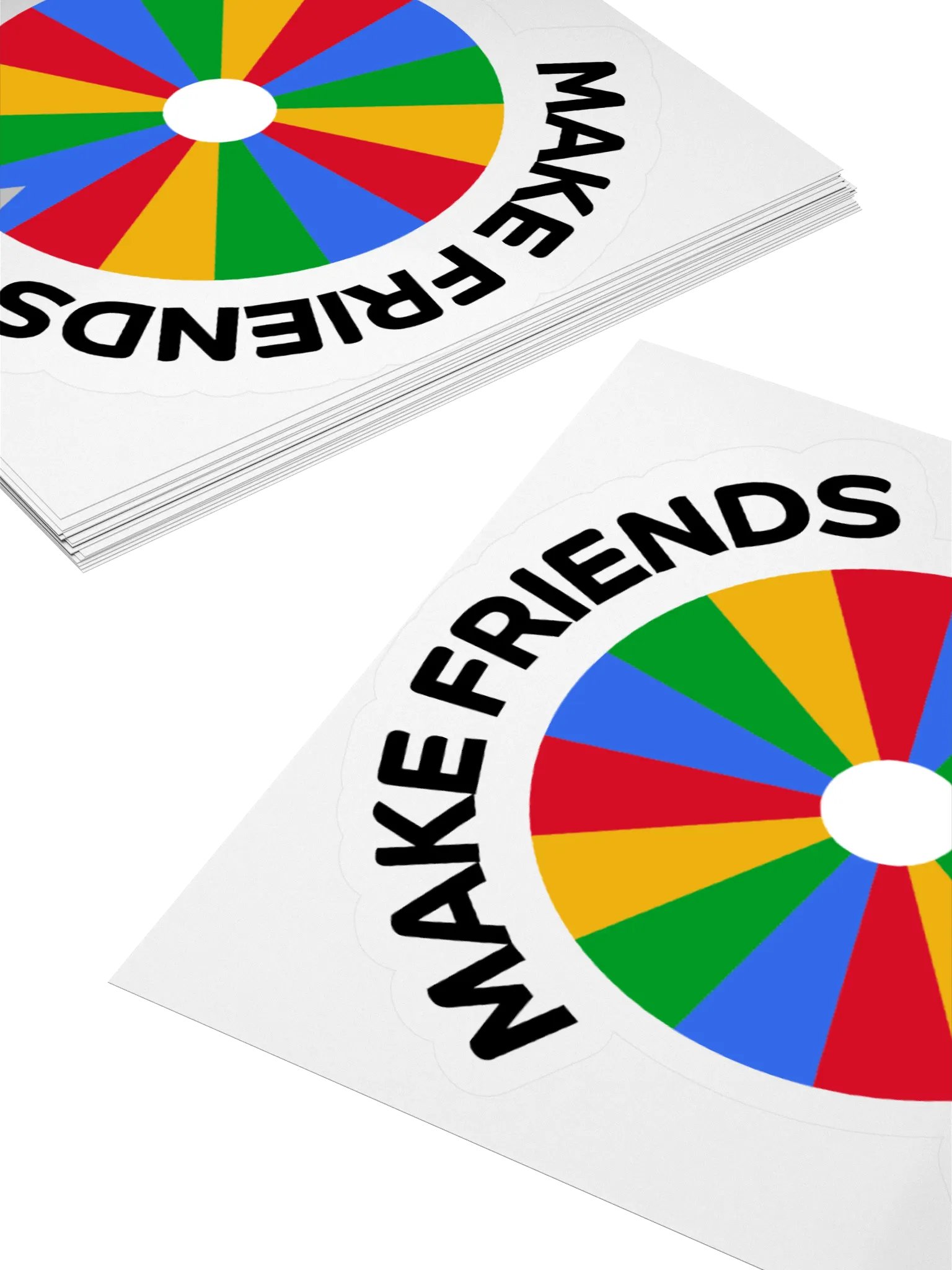 Make Friends Not Enemies Sticker product image (8)