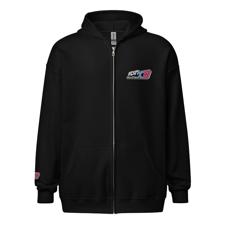 Spin Rhythm XD Logo Premium Zip-Up Hoodie - Dark product image (2)