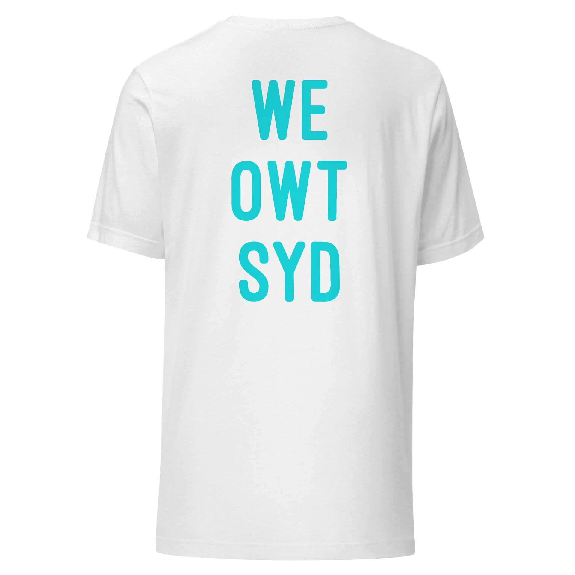 WeOwtsyd Gen 2 Premium T-shirt - White/Teal product image (4)