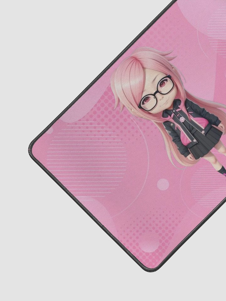 (PINK CHIBI) K Desk Mat 12" x 18" product image (2)