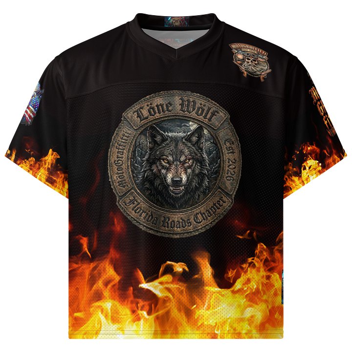 MötoGraffitti Löne Wölf Football Jersey product image (1)