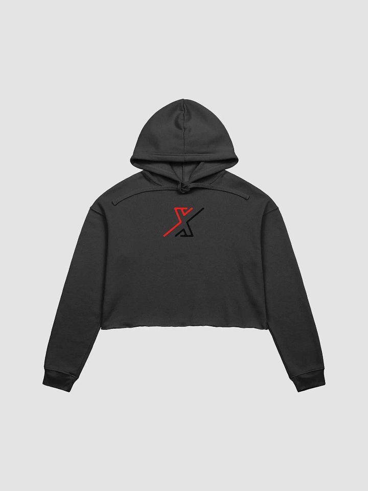 Red&Black croptop hoodie product image (1)