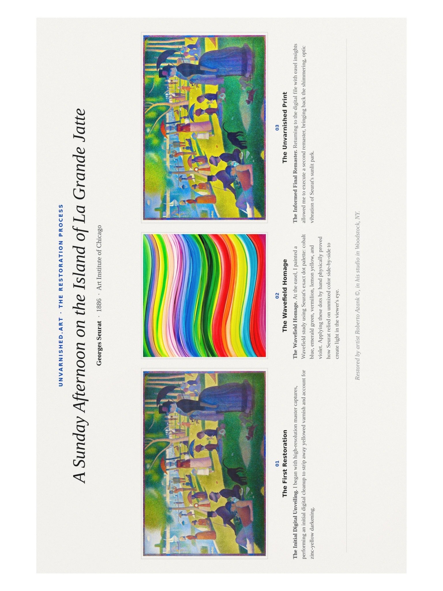 A Sunday Afternoon on the Island of La Grande Jatte — Process Poster product image (1)