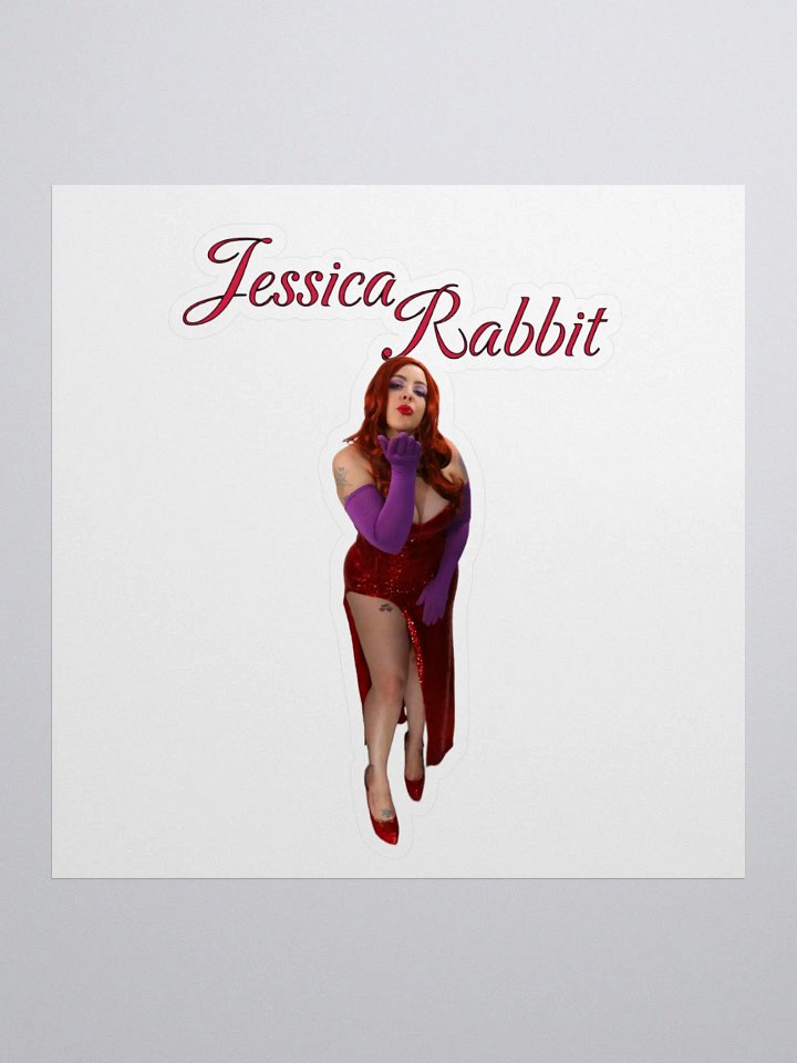 Jessica Rabbit KissCut Sticker product image (3)