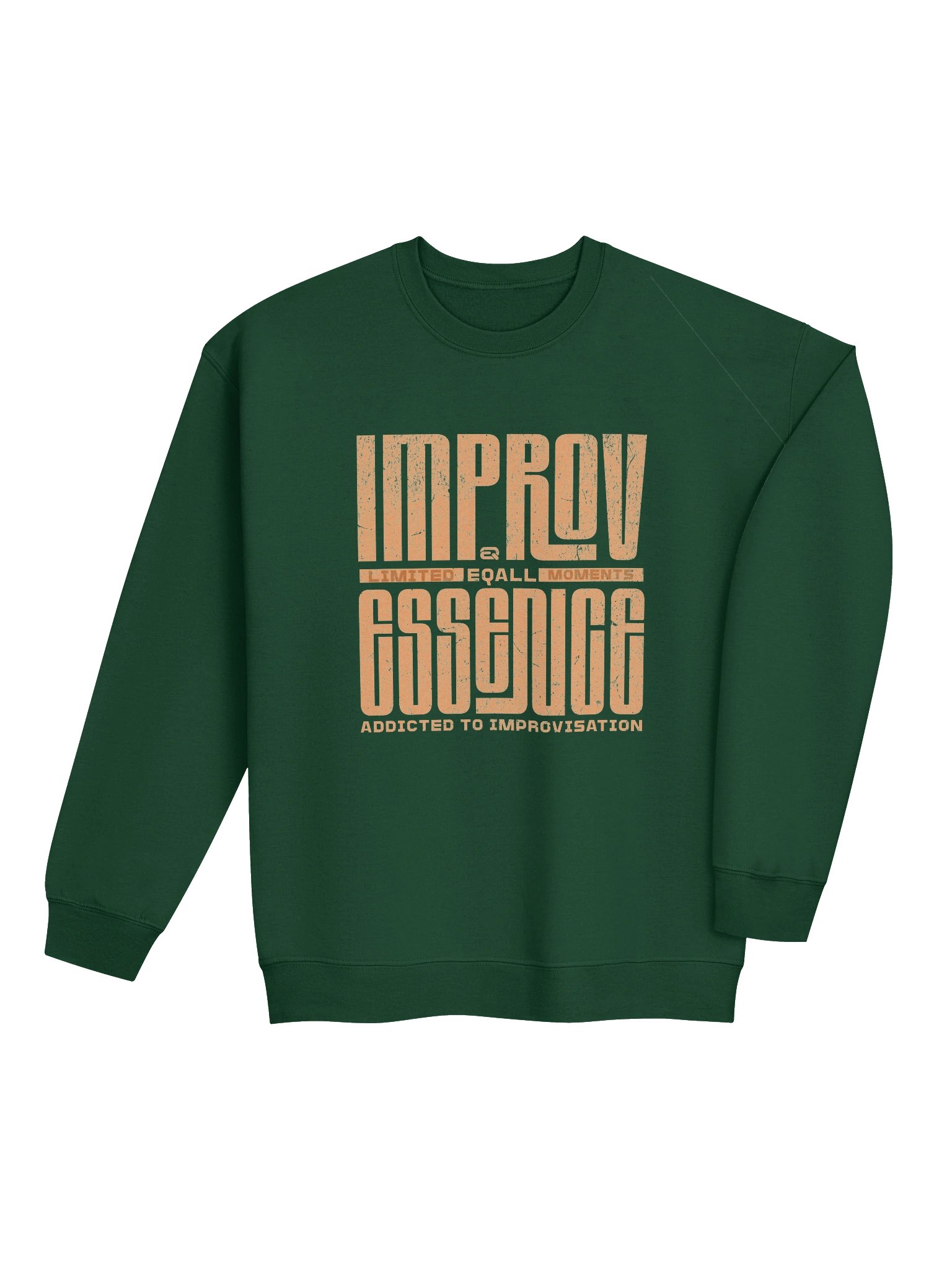Limited IMPROV Moments Crewneck Gildan Sweatshirt_R3CVR.i mode by EQALL® Essentials_Orange product image (4)