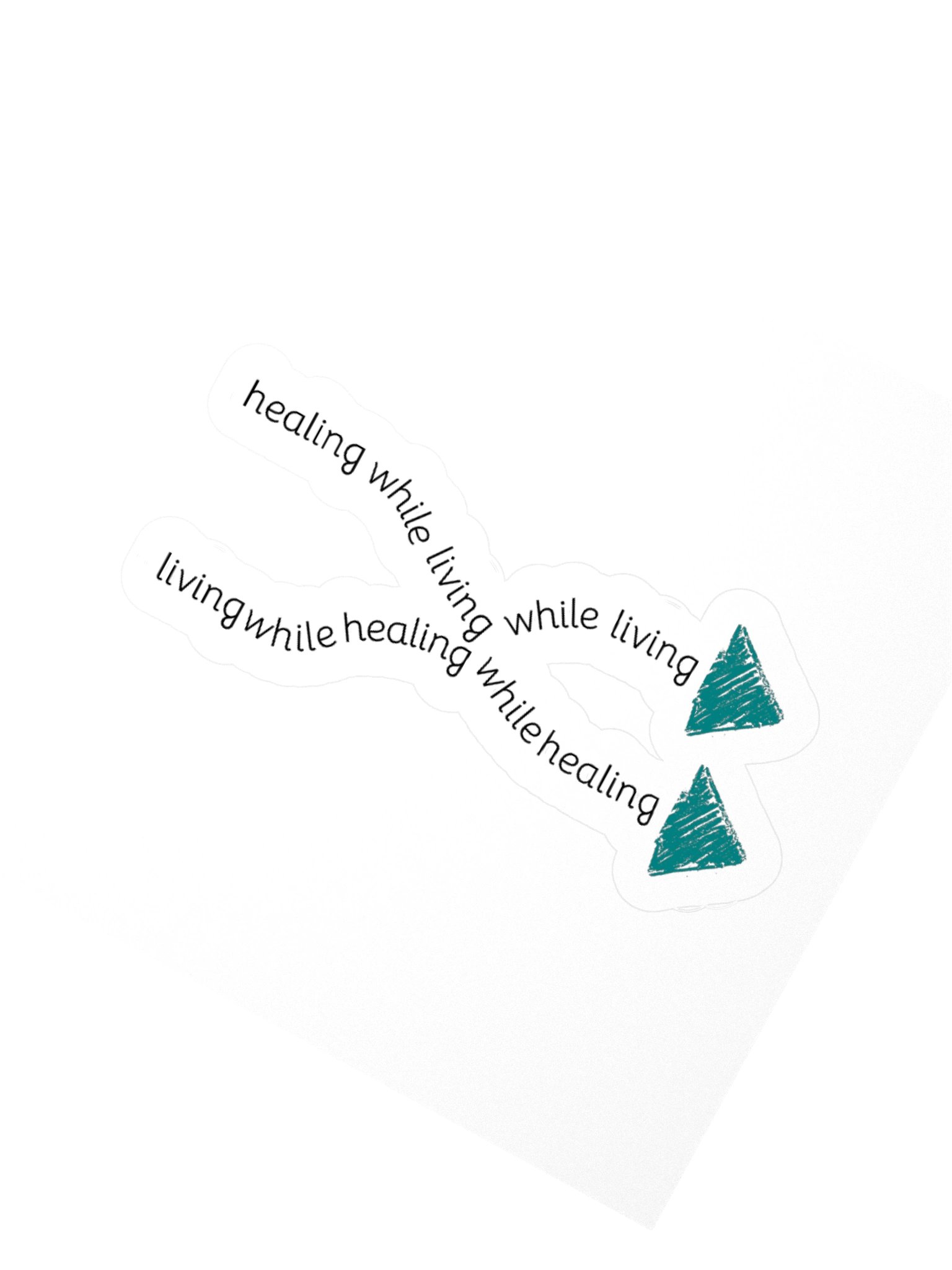 Healing While Living (Option 2) Stickers product image (5)
