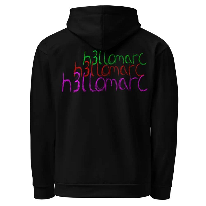 marcCAR Hoodie green/red/pink/black product image (2)