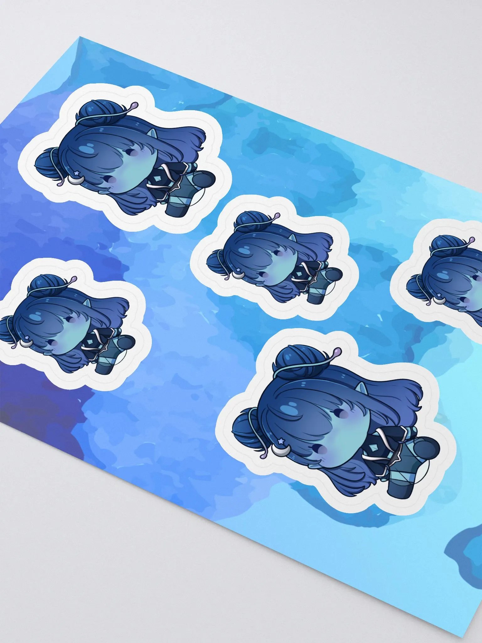 Starry Plushie Sticker Sheet product image (2)