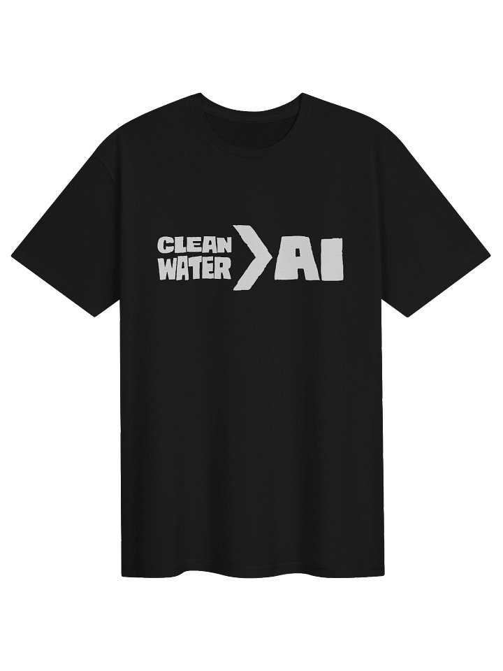 Clean Water > AI Black T-Shirt product image (1)