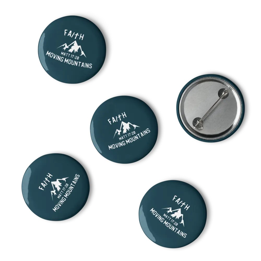 Faith Moving Mountains Pin Sets: Navy product image (4)