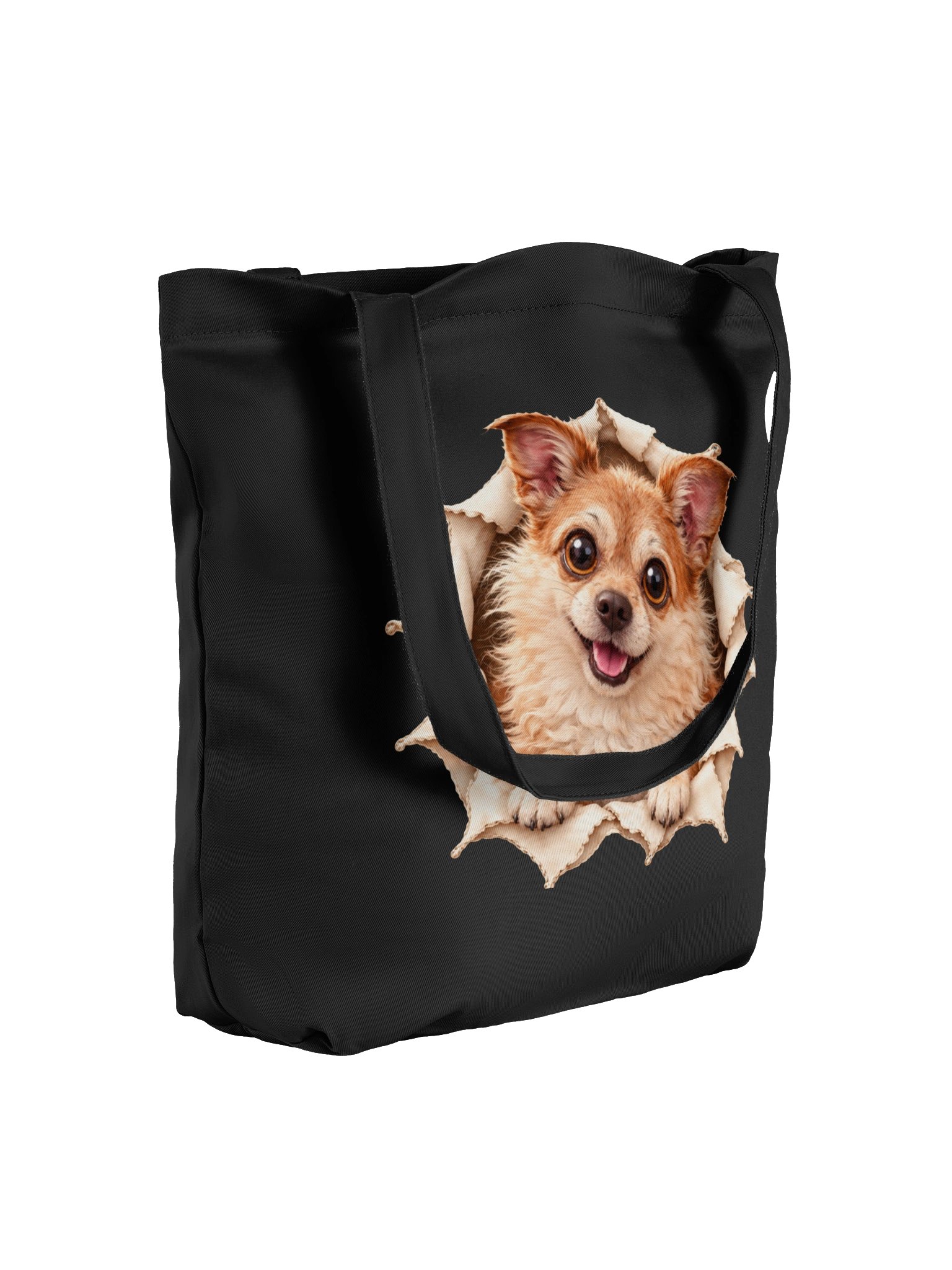 Peekaboo Puppy Front and Back Tote Bag product image (8)