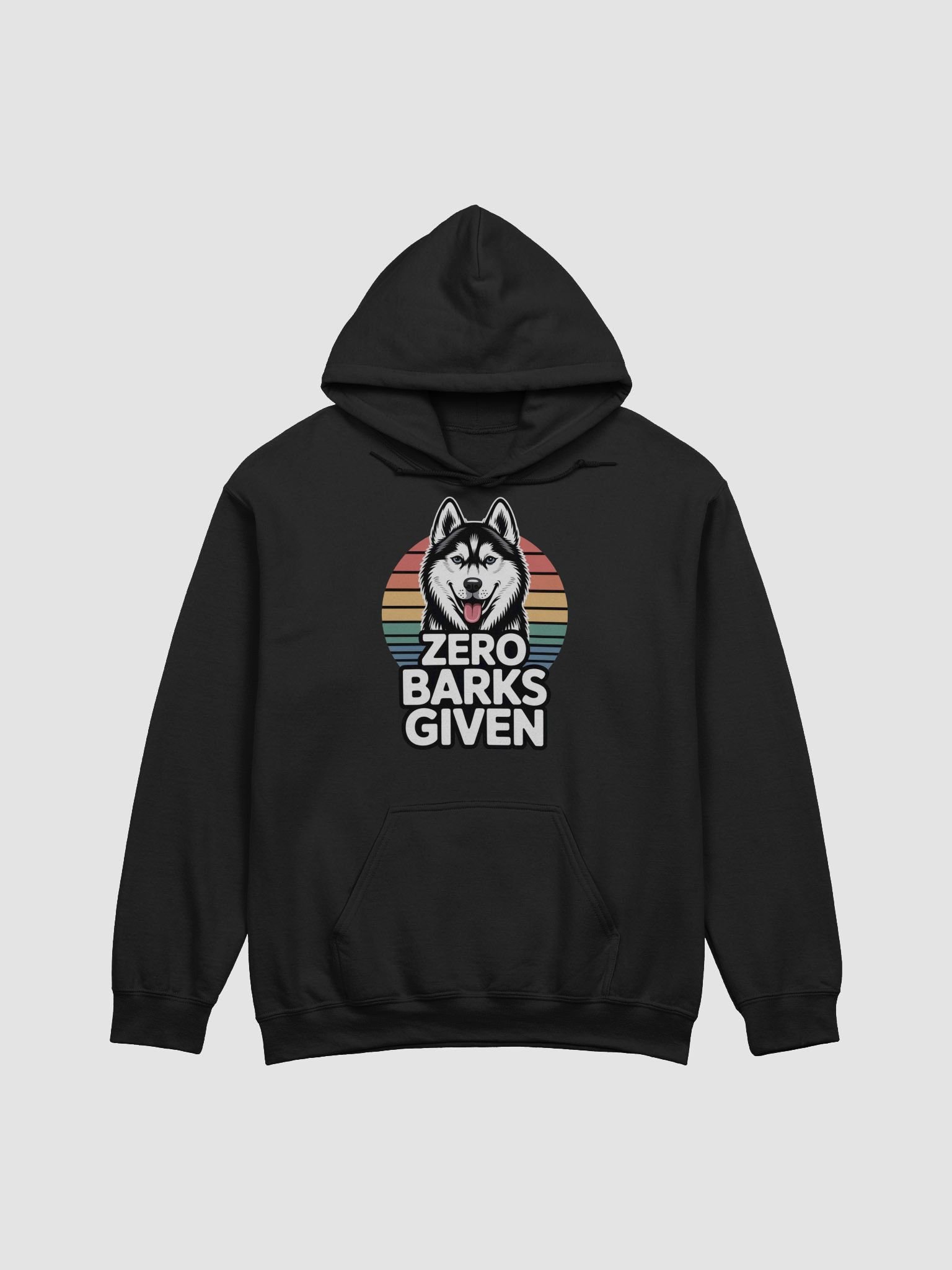 Zero Barks Given Husky Hoodie product image (1)