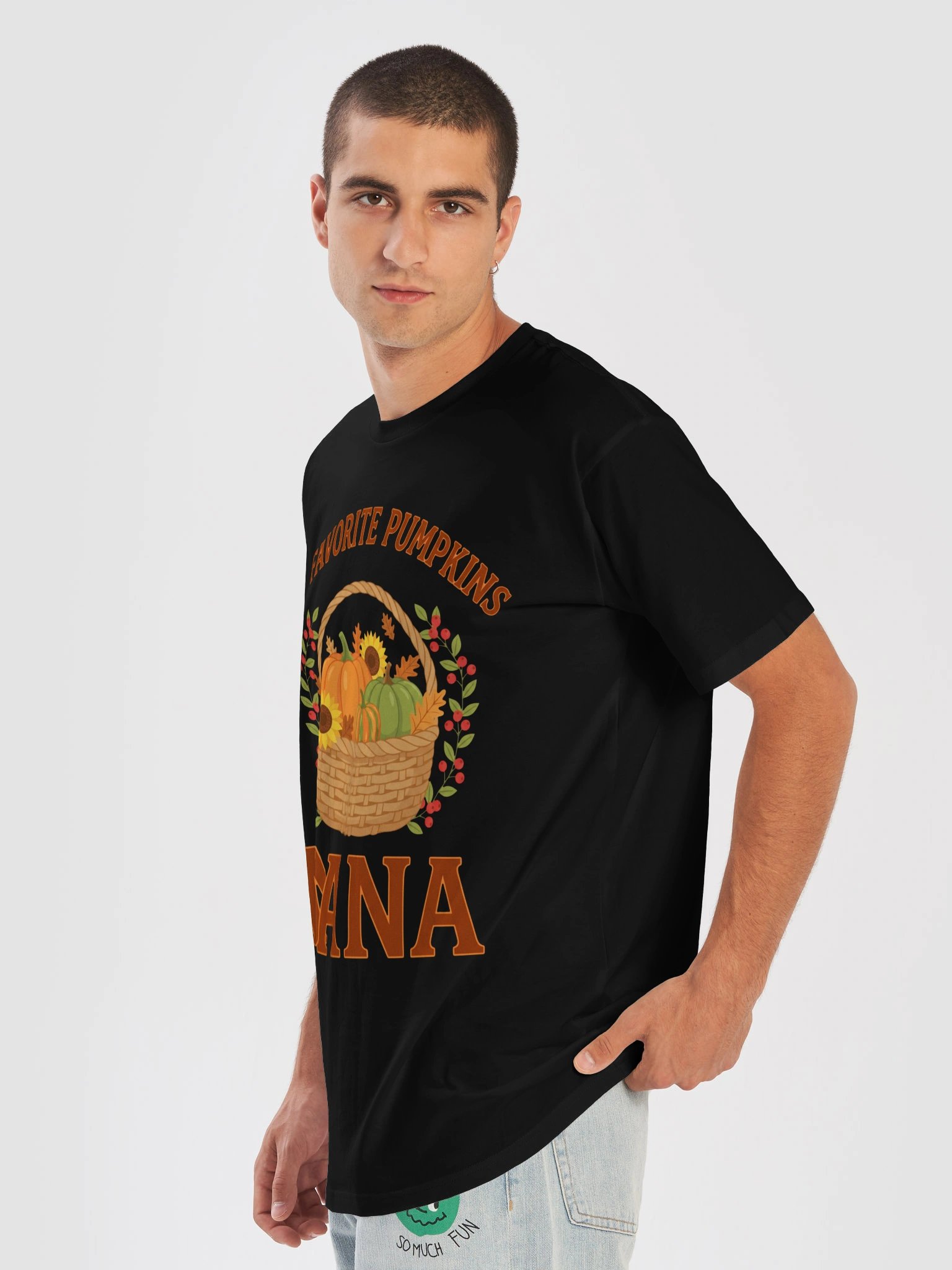 My Favorite Pumpkins Call Me Nana Funny Halloween Nana T-Shirt product image (37)
