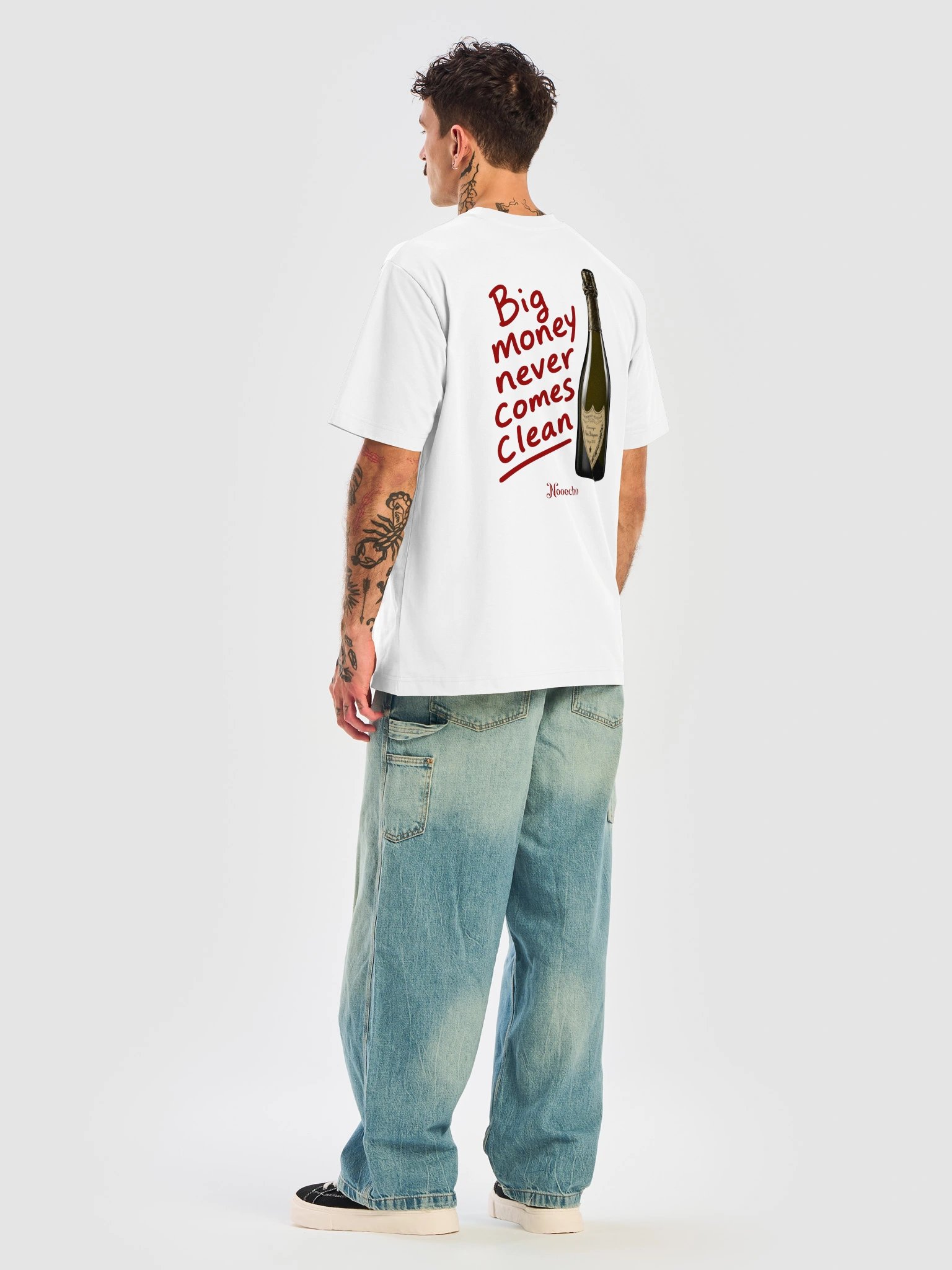 Big Money Never Comes Clean – Graphic Streetwear T-Shirt product image (3)