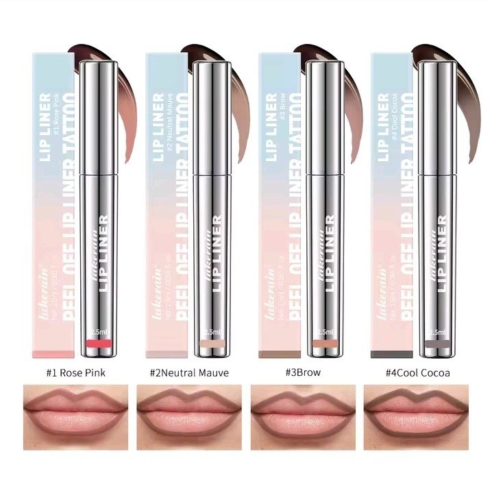 4-Piece Peel-Off Lip Liner Tattoo Set – Long-Lasting Lip Stain product image (2)