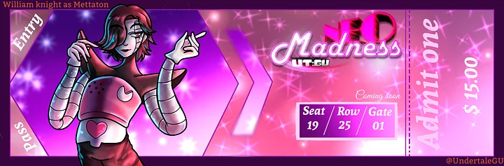 Mettaton Ticket Mug 🎫 NEO Madness product image (2)