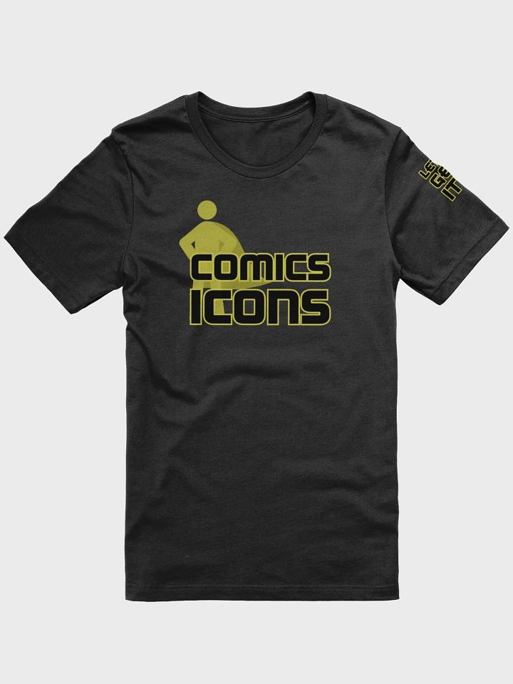 Comics Icons Black On Yellow Logo Tee product image (6)