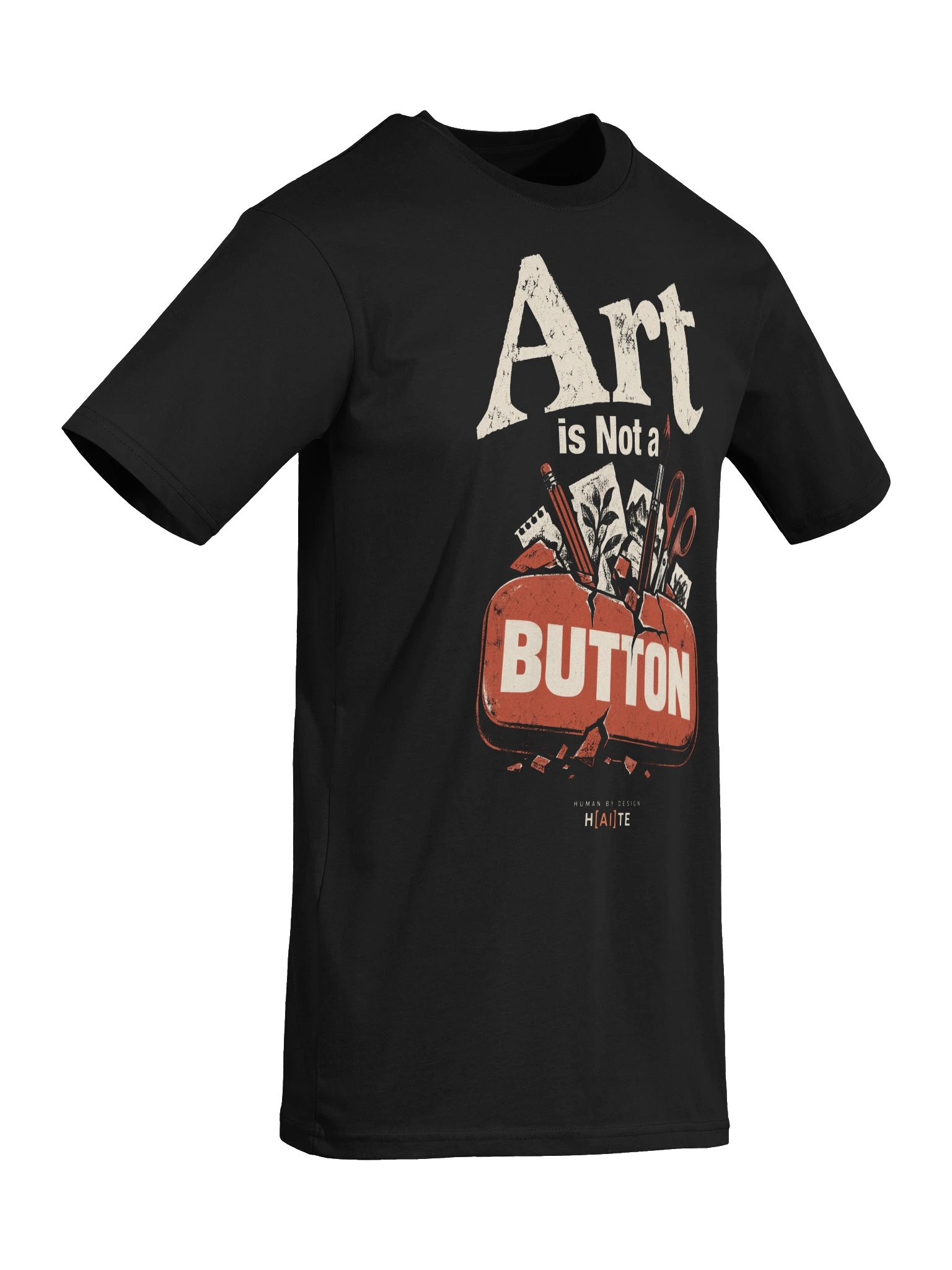 Art Is Not a Button: Broken Button | Heavyweight Tee product image (55)