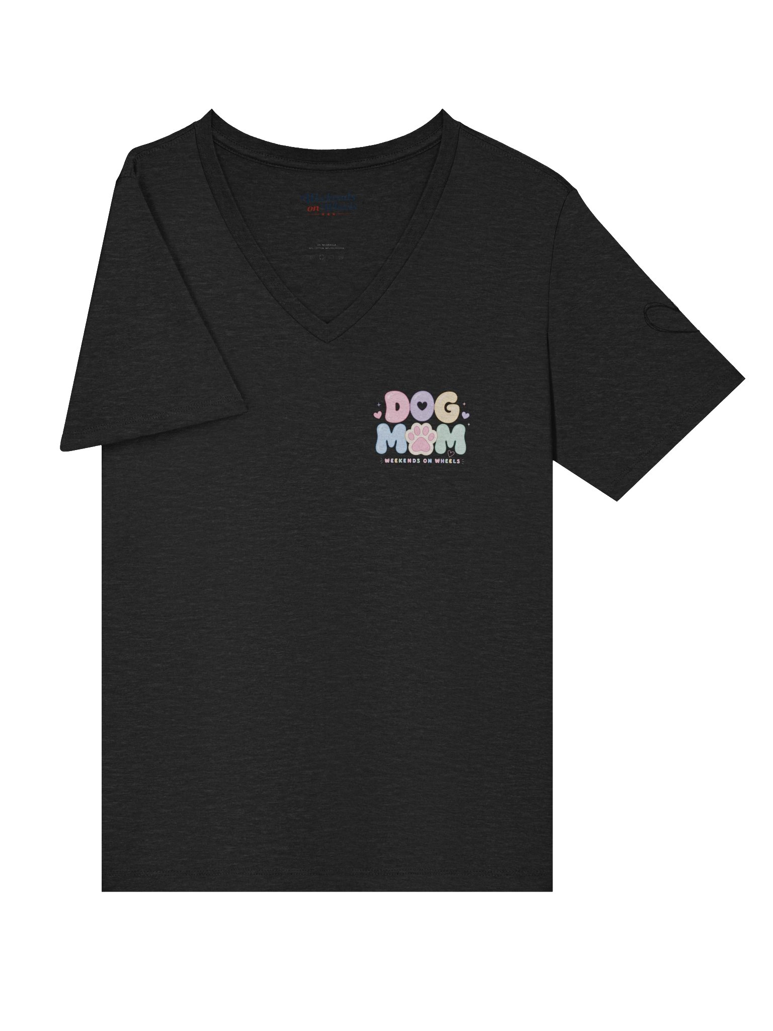 Coffee, Campfires & Dog Mom Things V-Neck Tee 🐾☕🏕️ product image (3)