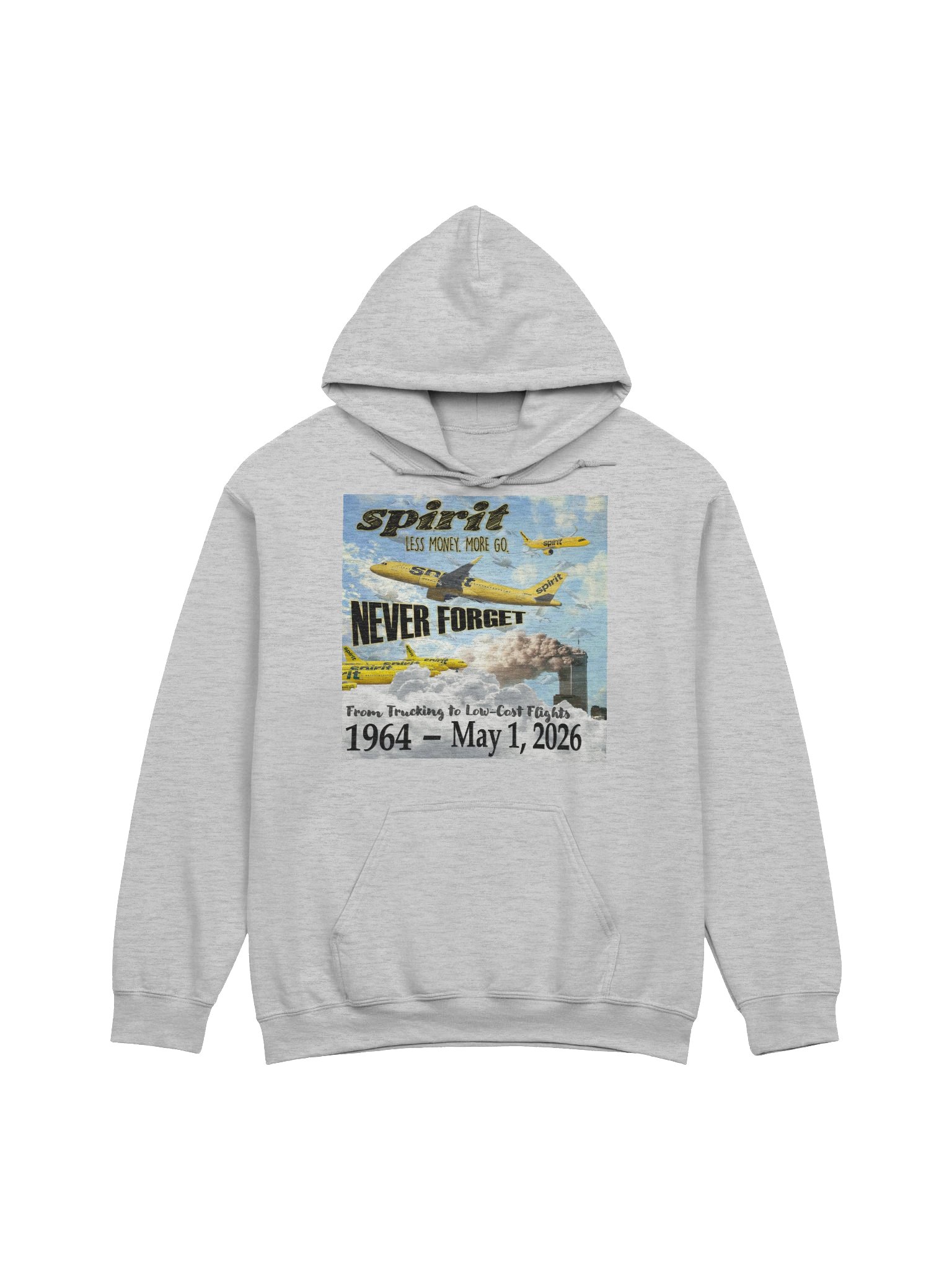 NEVER FORGET SPIRIT AIRLINES 🙏🏾🕊️✨ — HOODIE (Front ONLY) product image (33)