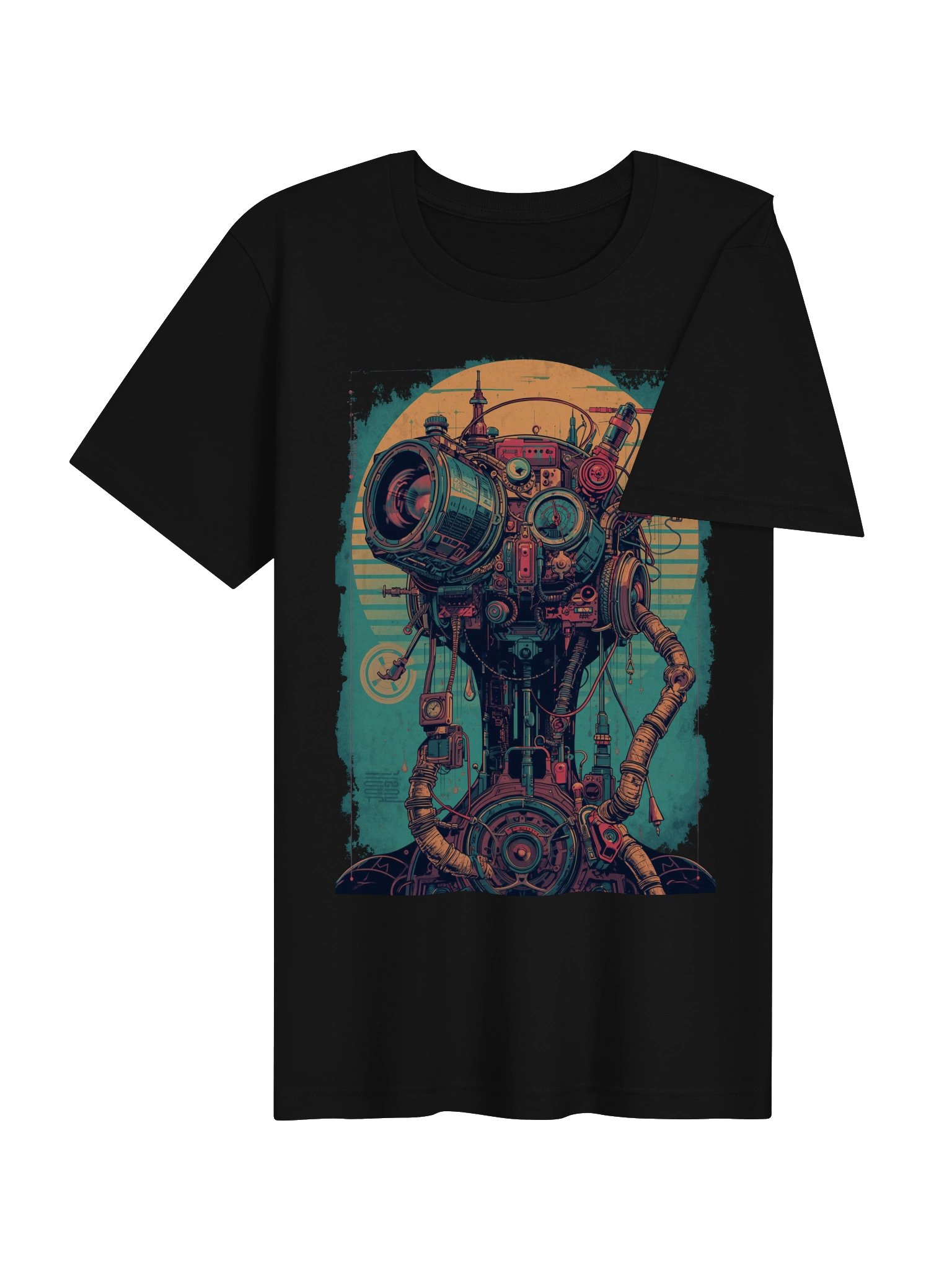 Retro Mech Orbit Lightweight T-Shirt product image (7)