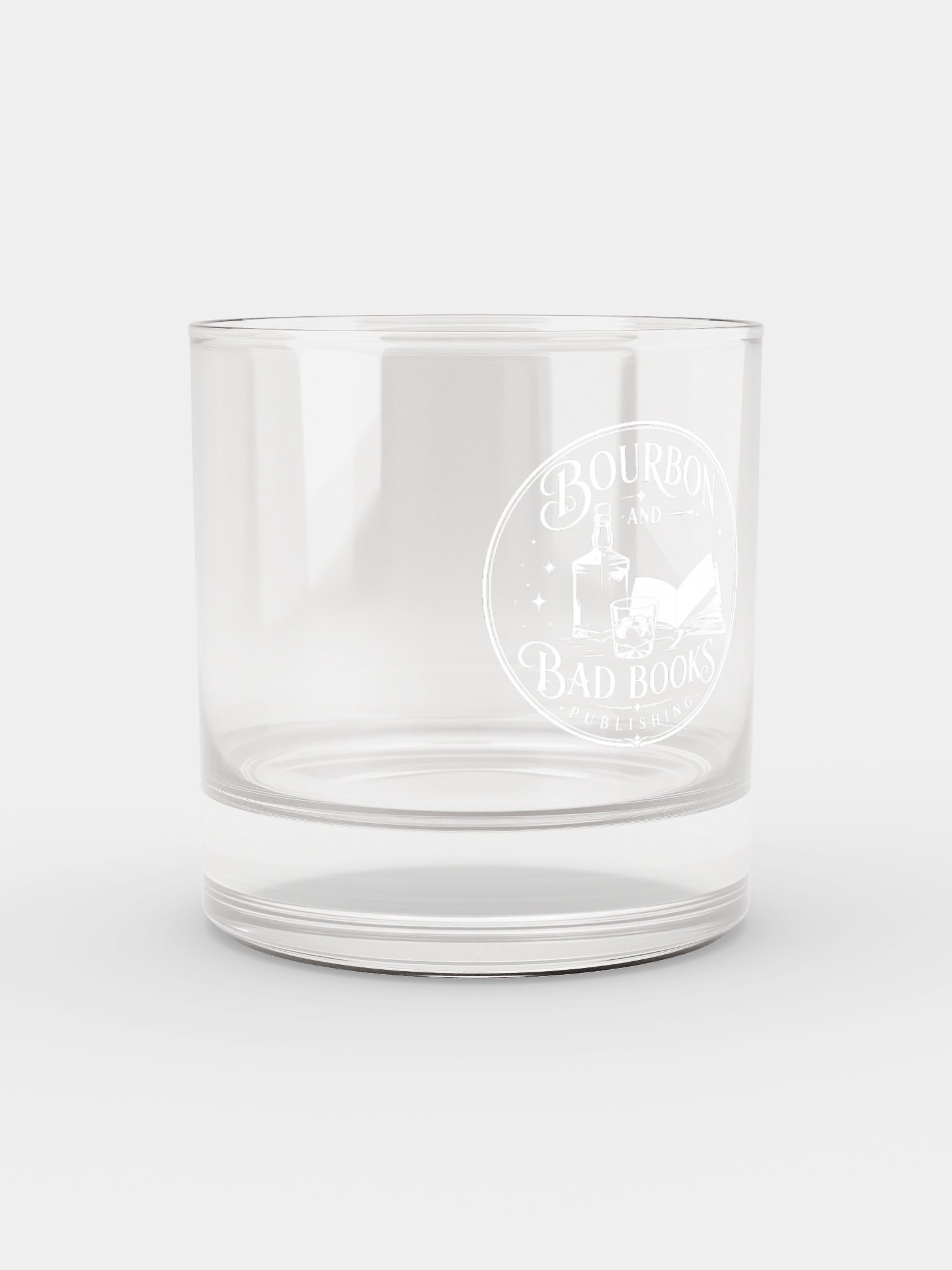 Bourbon & Bad Books Rocks Glass product image (2)