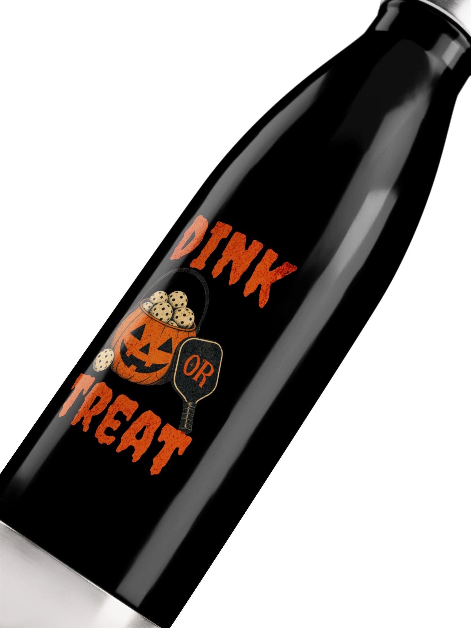 Dink or Treat Halloween Pickleball Water Bottle product image (5)