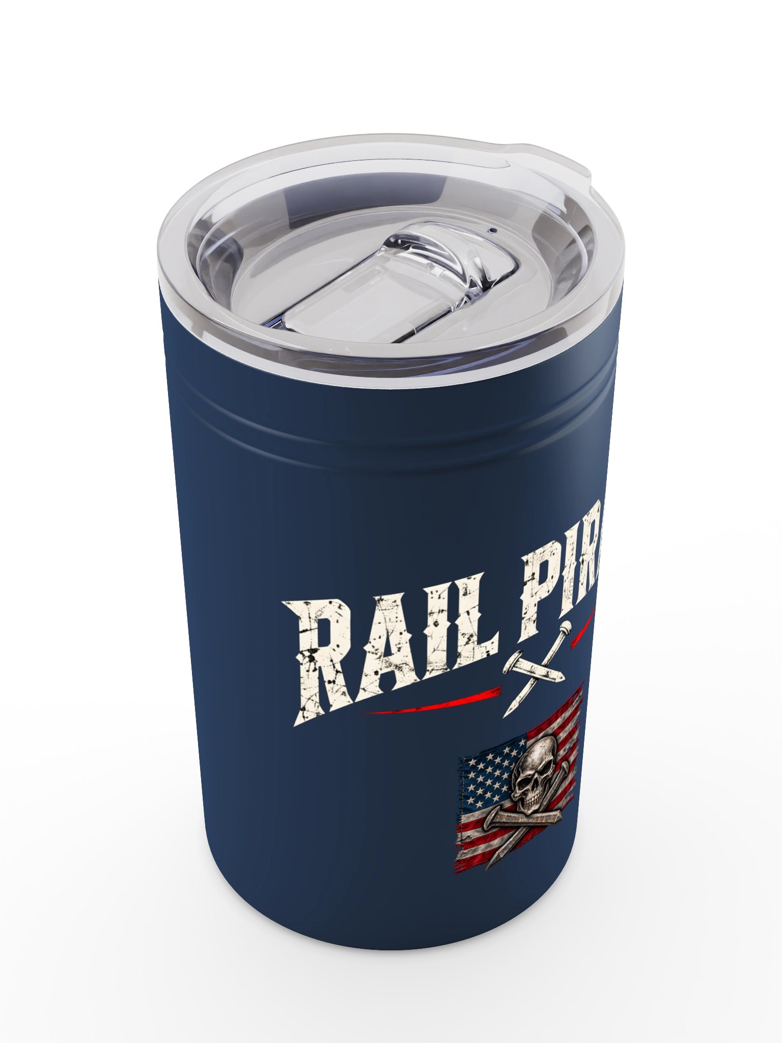 Rail Pirate™ Wordmark & Flag Sherpa Tumbler — 11 oz product image (6)