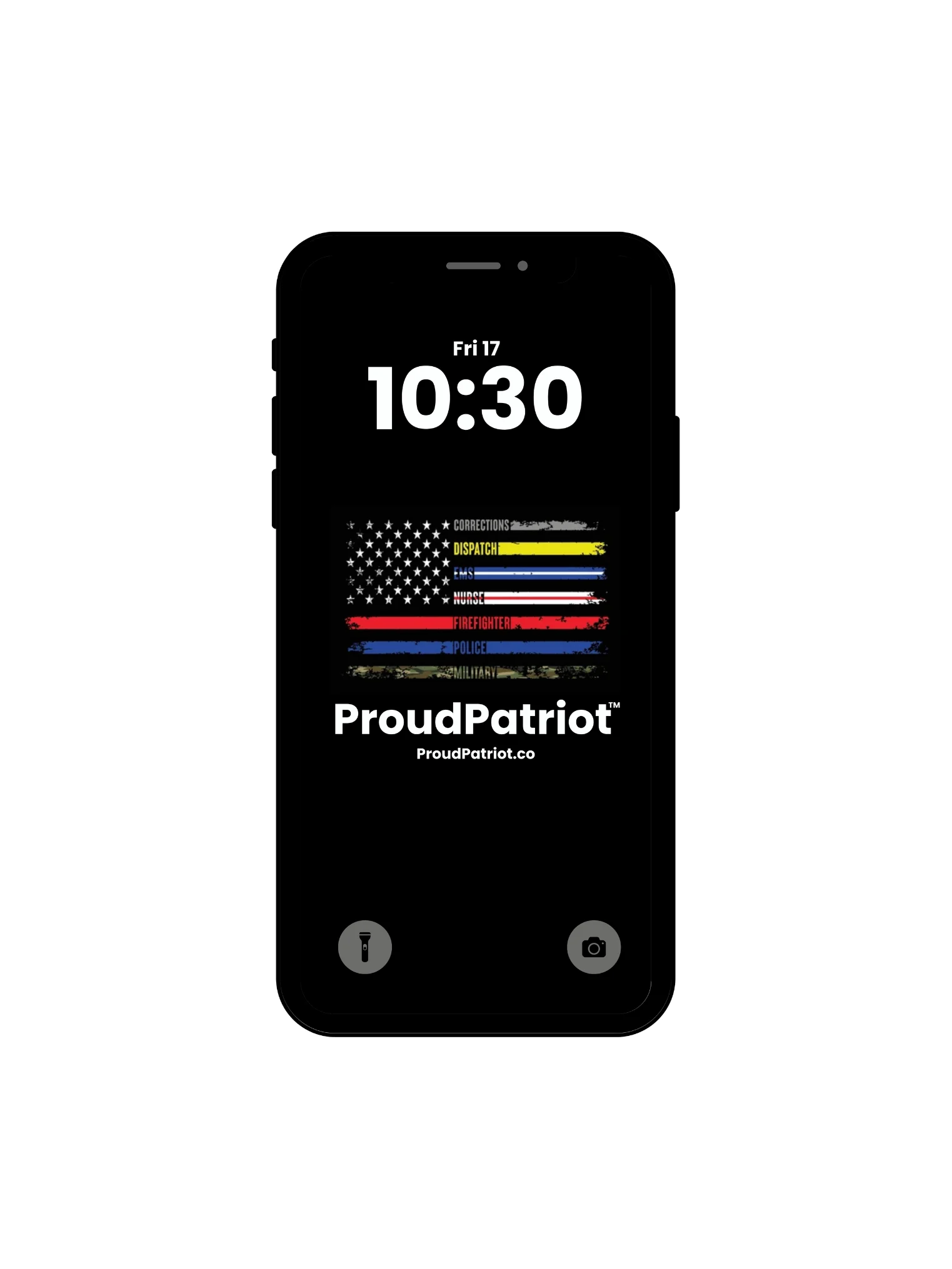 American First Responders Thin Line Proud Screensaver Dark Mode product image (1)