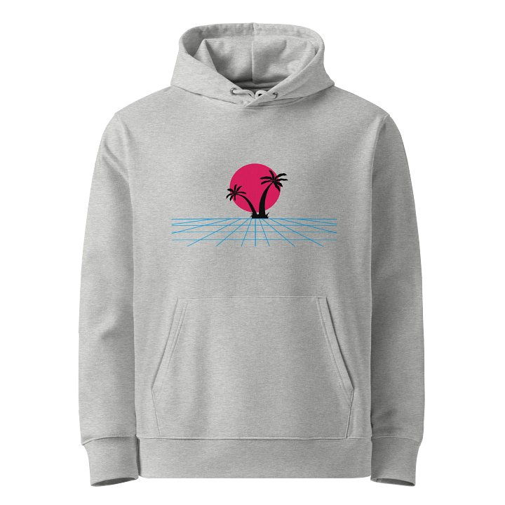 Retro Palm Trees Organic Hoodie product image (1)