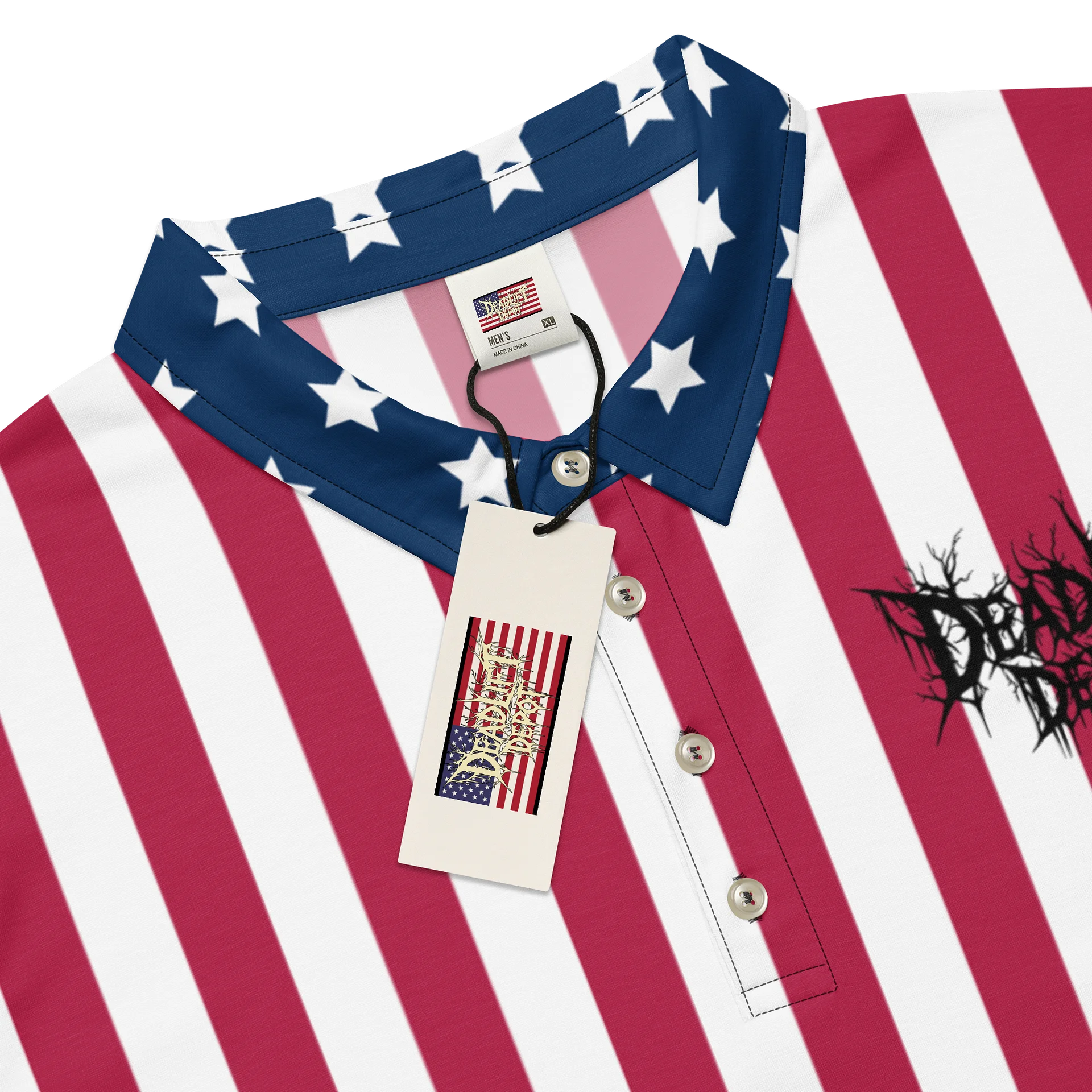 Deadlift Depot July 4th SPECIAL EDITION MEN'S GOLF SHIRT product image (4)