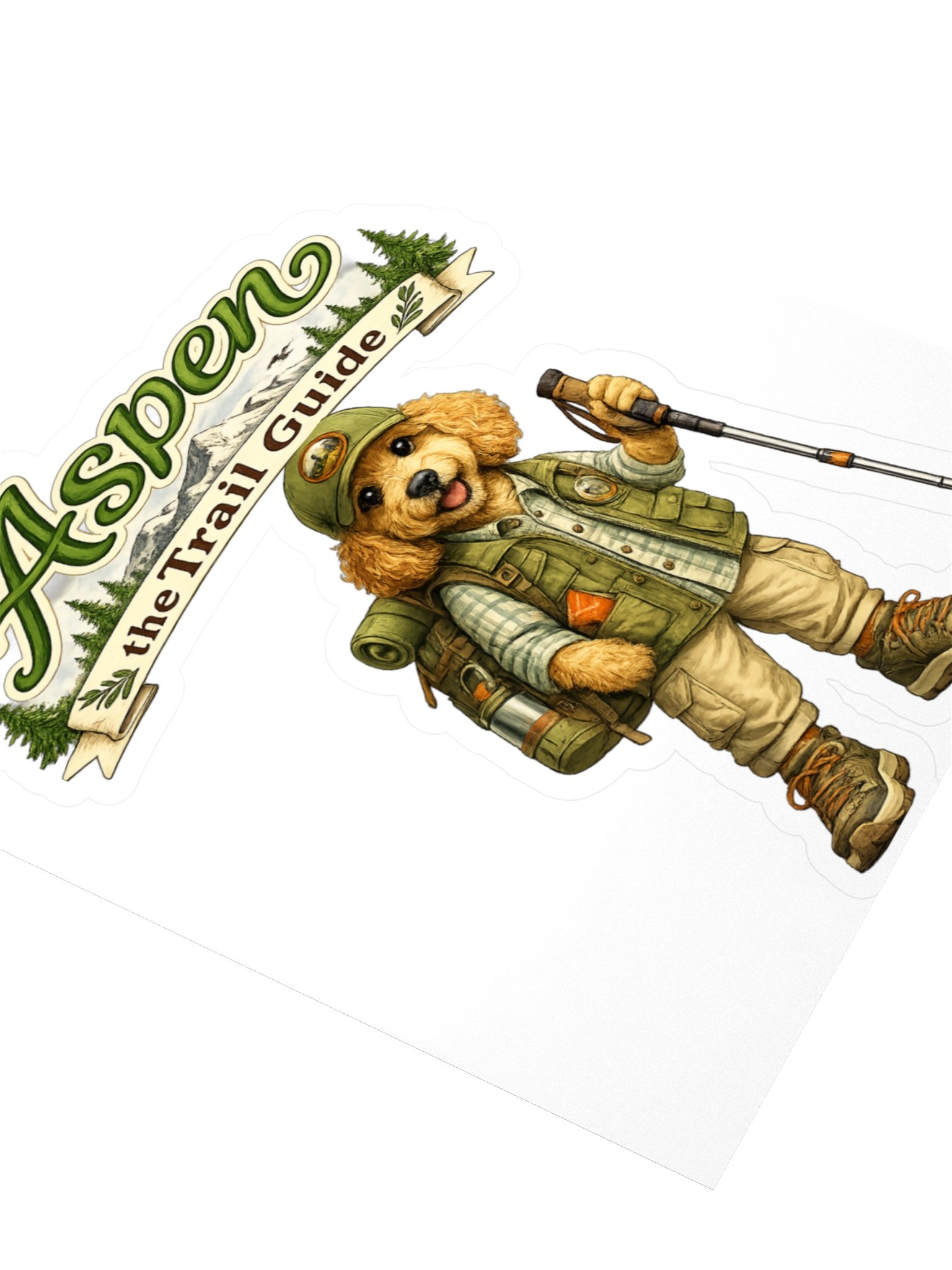 Aspen the Trail Guide Kiss Cut Sticker product image (3)