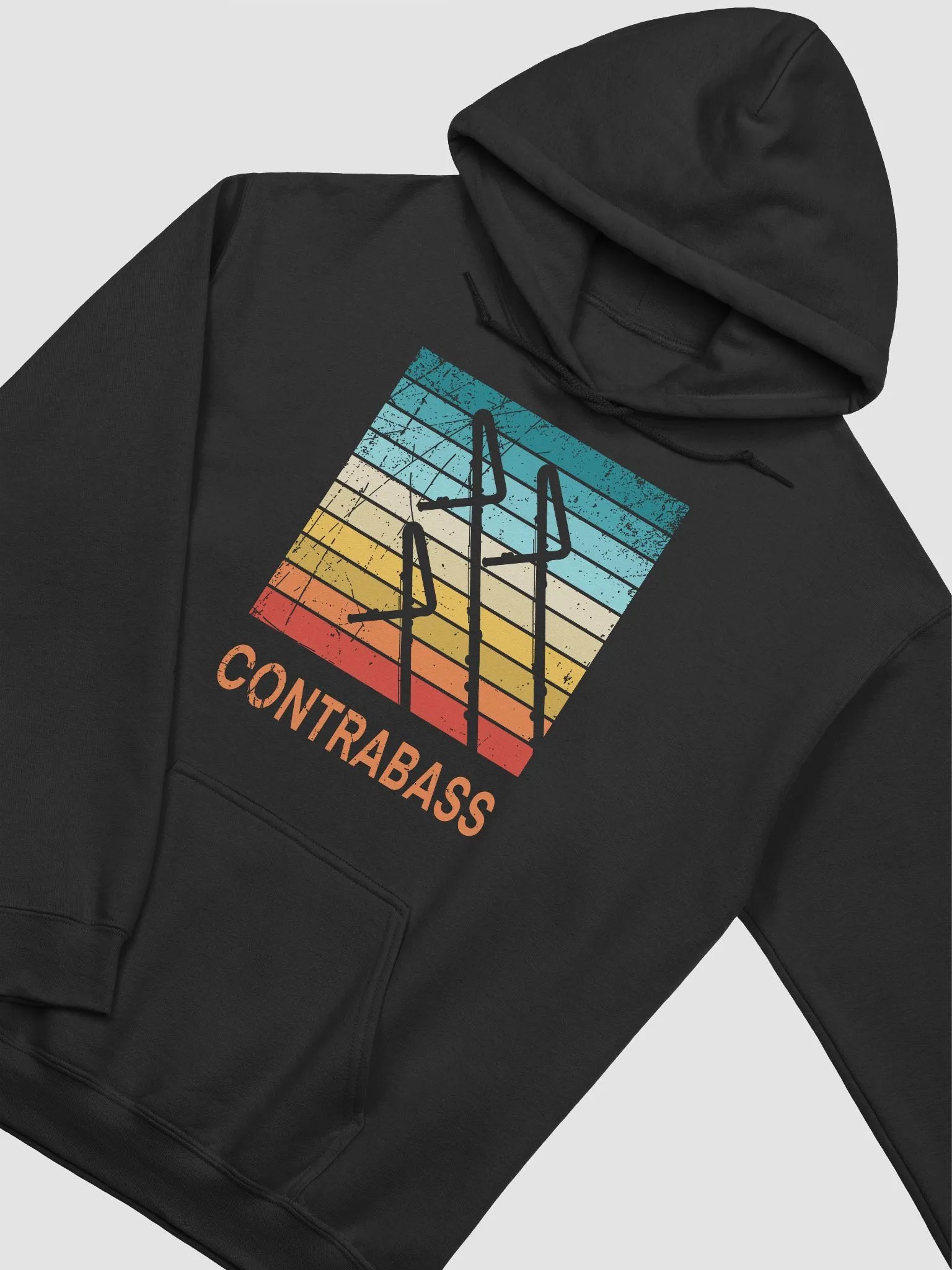 Retro Abstract Flute Hoodie - Contrabass - Unisex product image (3)