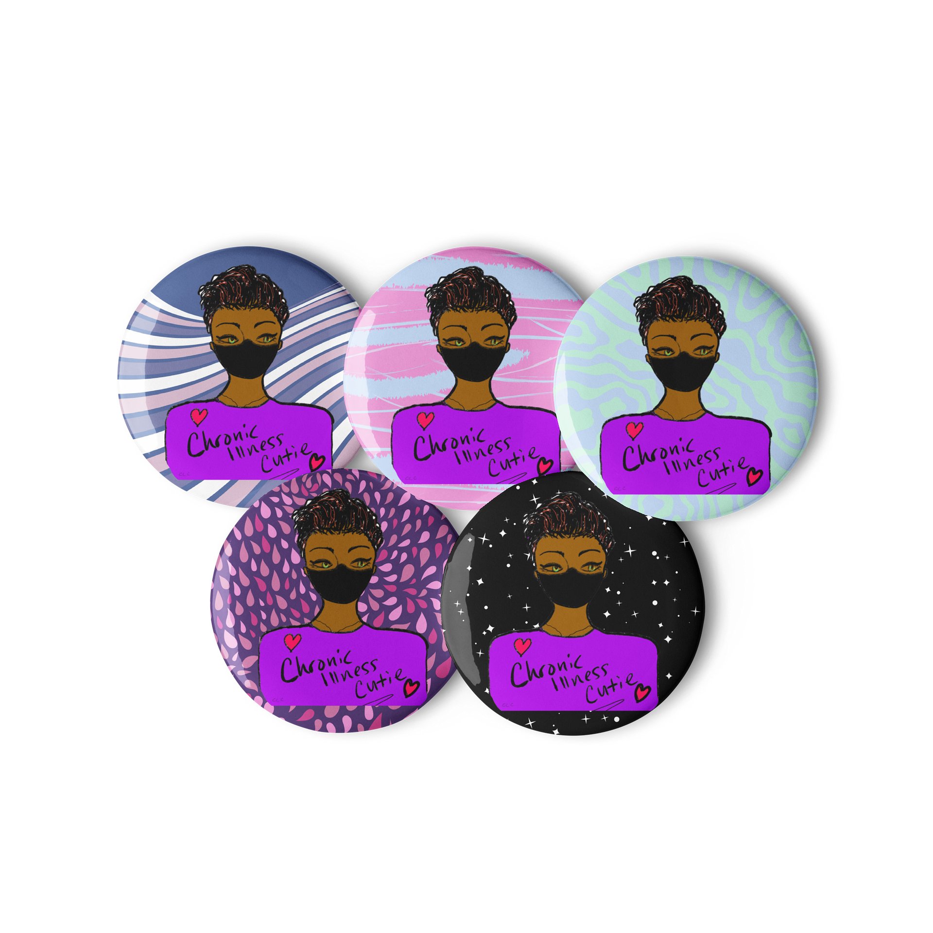 Chronic Illness Cutie button product image (2)
