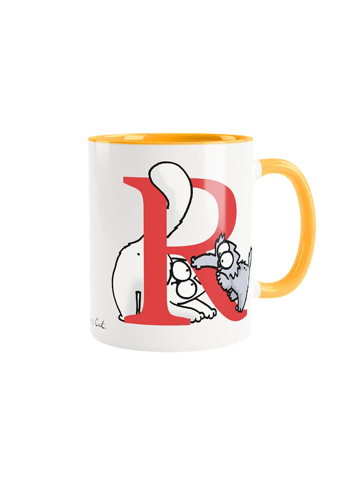 Cat Monogram Mug - R product image (2)