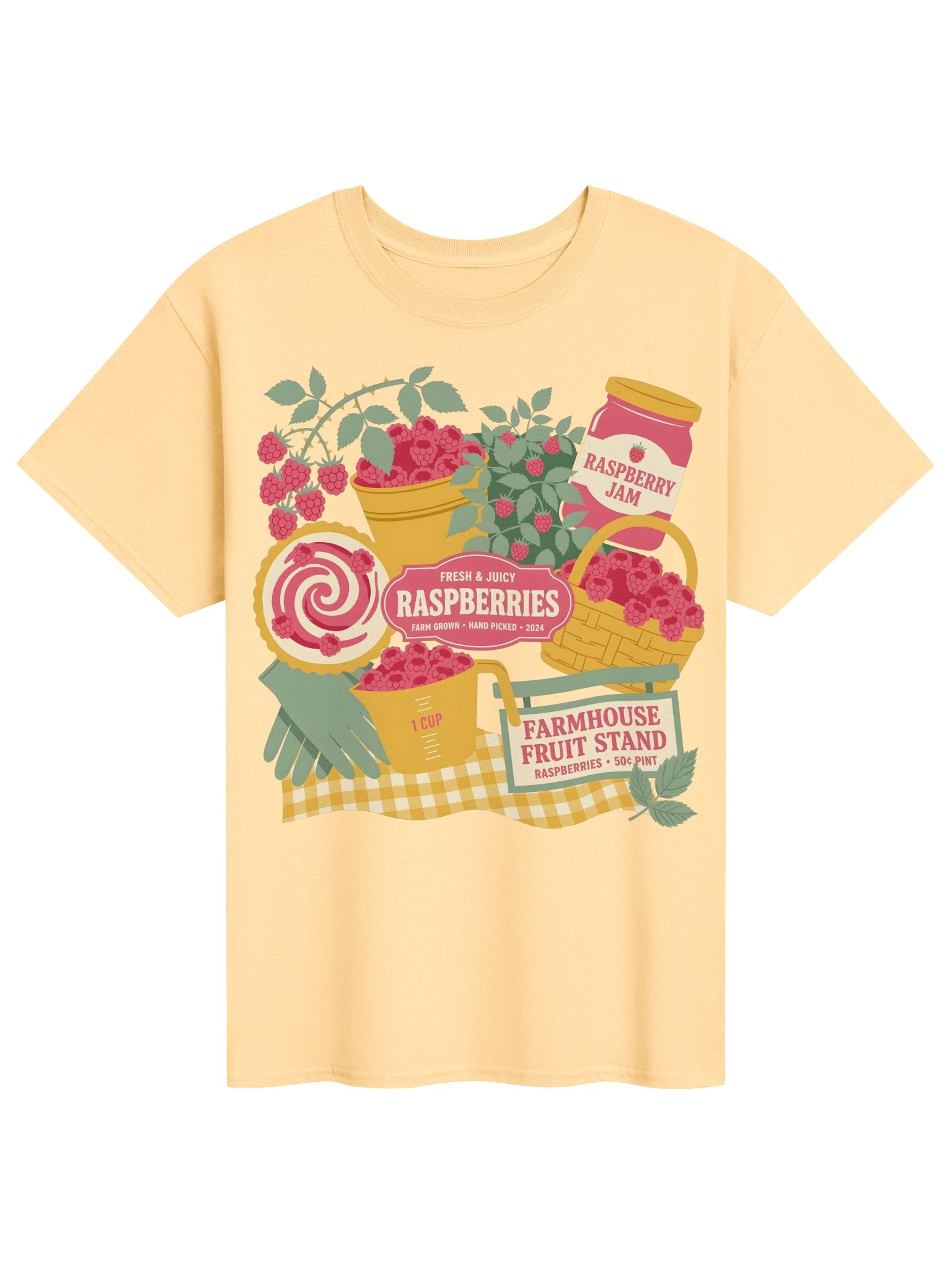 Fresh & Juicy Raspberry Farmstand Tee product image (2)