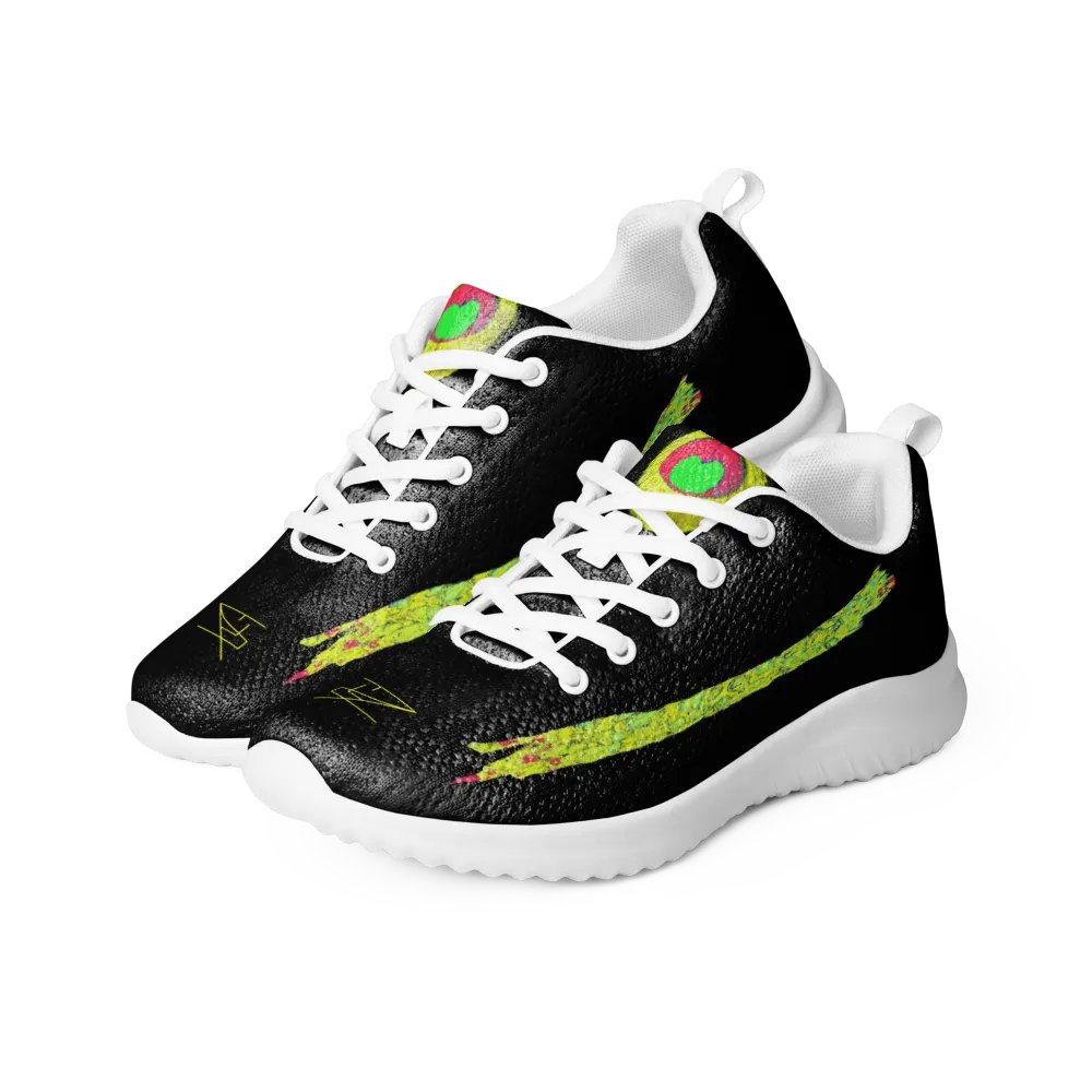 Black with Yellow Peacock Shoe product image (8)