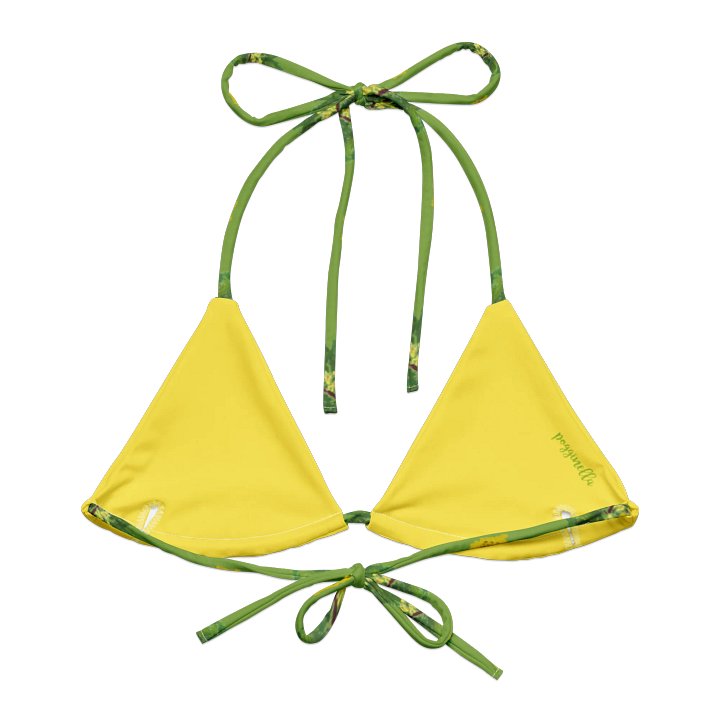 Lemon Love Green Bikini Top product image (2)