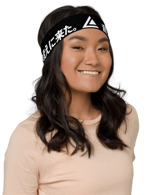 LEANDRO DE LA VEGA HEADBAND BLACK WE CAME TO CHANGE THE GAME UNITED BY MUSIC JAPAN product image (2)