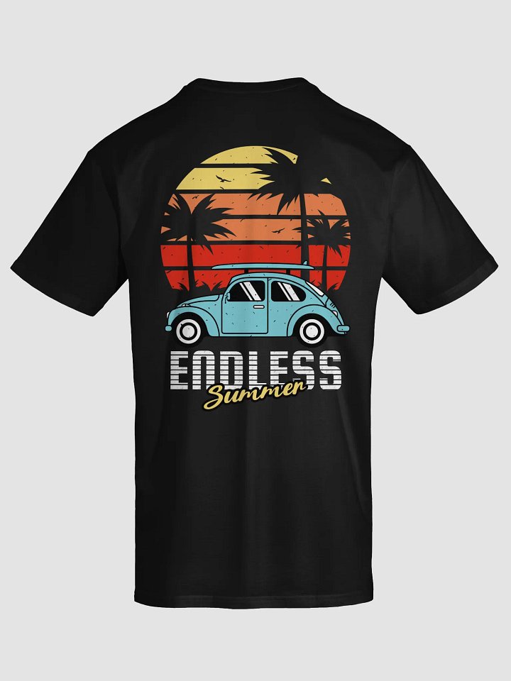 Vintage Car Sunset Surfboard T-Shirt product image (12)