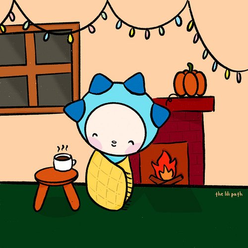 mood: 🤎🍂🧦🧸🎃☕️

#fall #illustration #art #digital #cute